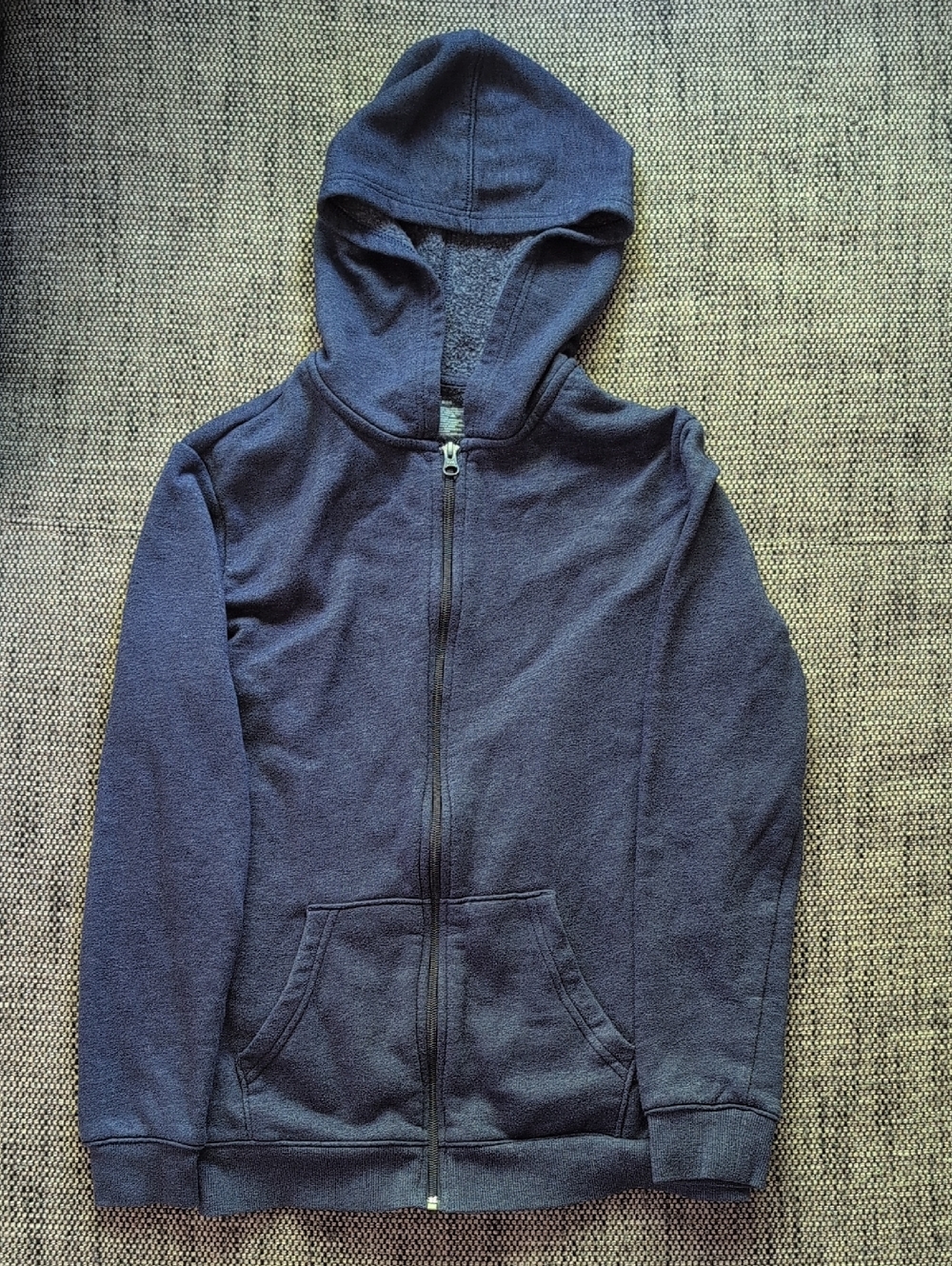 Cat & Jack Navy Hooded Full-Zip Sweatshirt